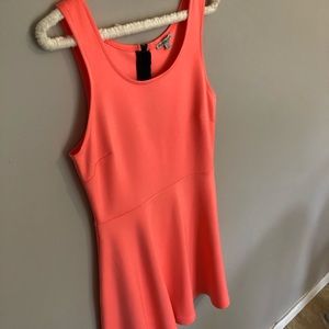 Charlotte Russe pink scuba dress